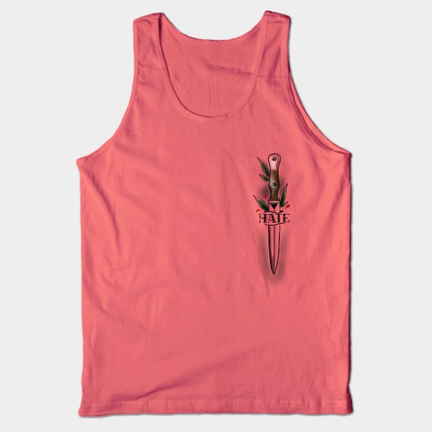 Oldschool knife Tank Top by OktInk